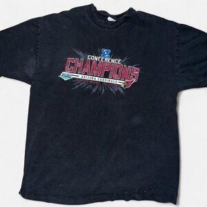 Vintage Arizona Cardinals Shirt Mens XL Black NFC Championship Tee NFL 2009